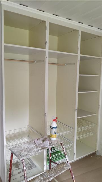 Garderob under behandling